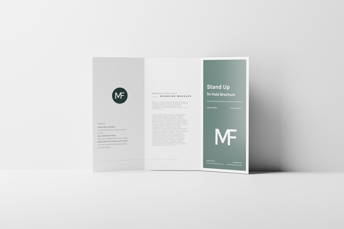 Printed brand brochure