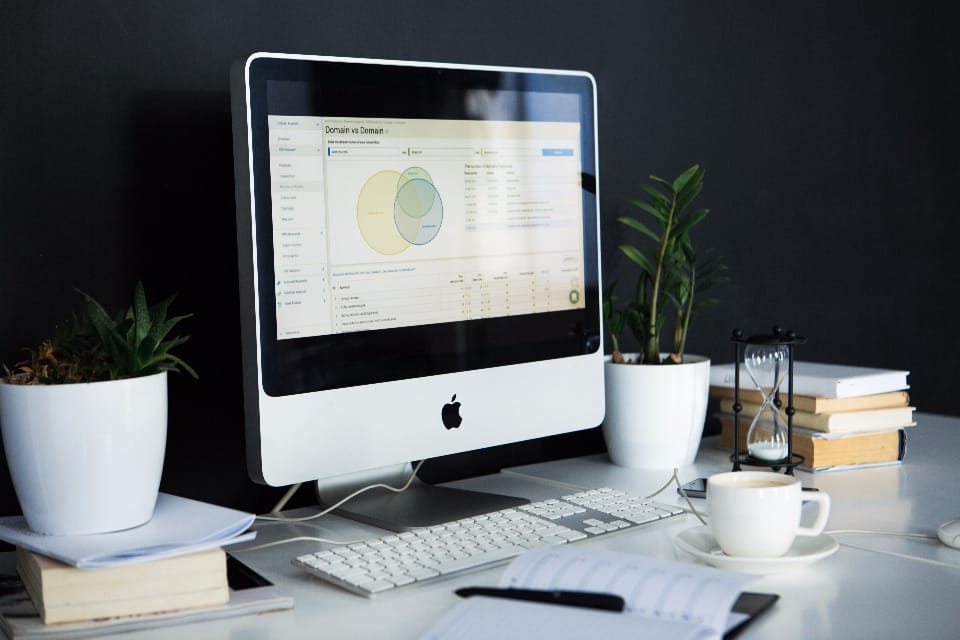 An analytics dashboard with charts
