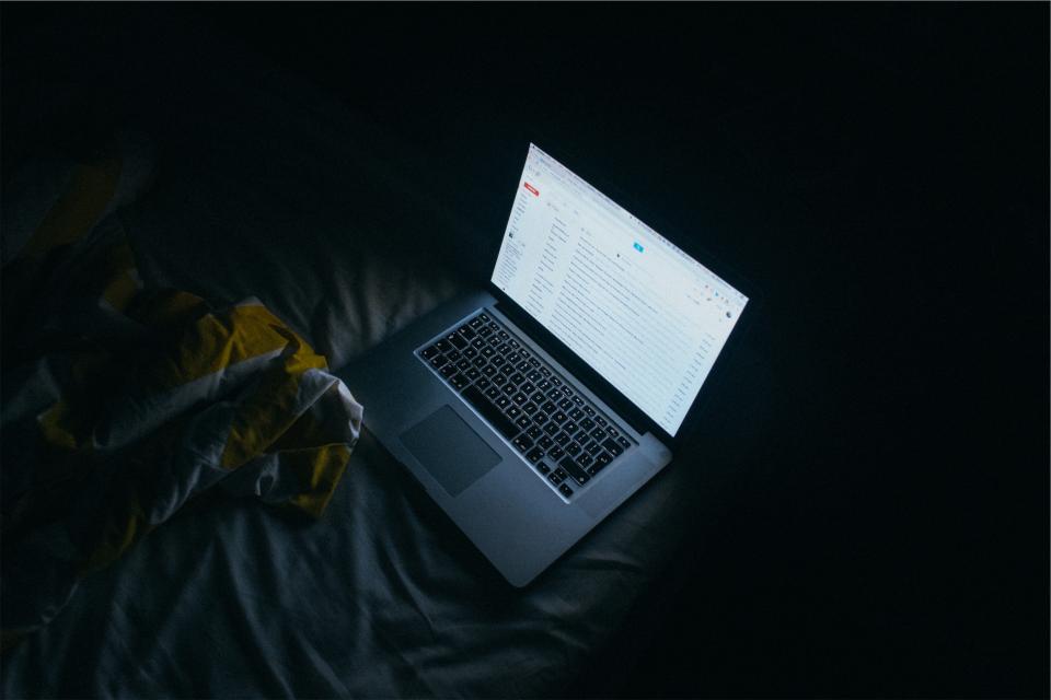 A dark dashboard interface on a screen