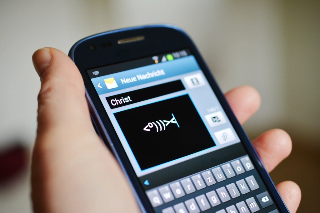 A notification on a phone screen