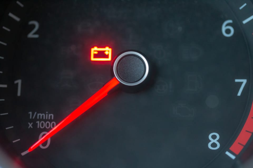 A speed gauge dashboard