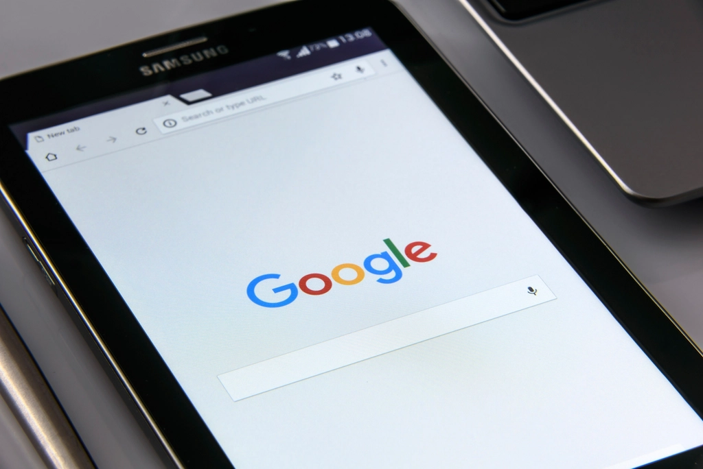 A search bar on a screen