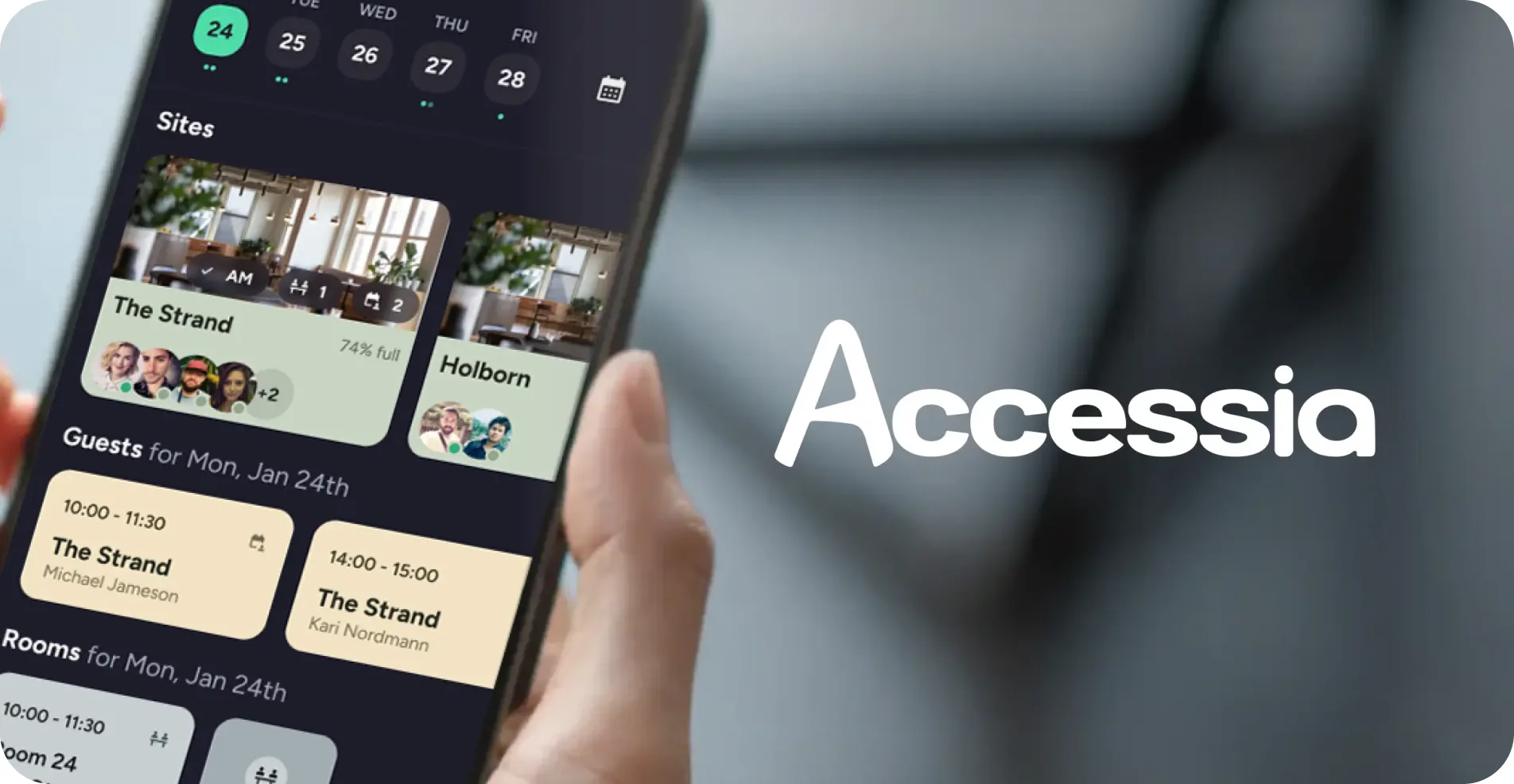 Accessia wordmark