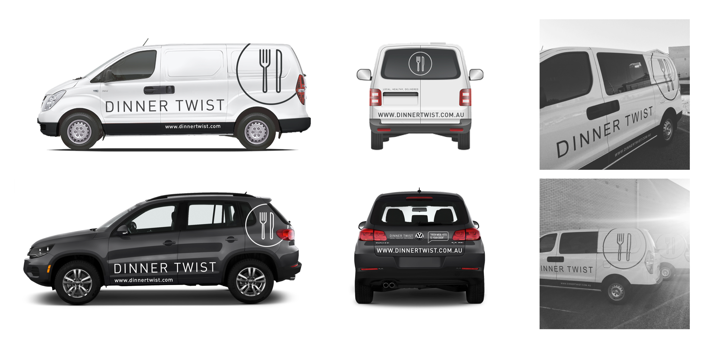 Dinner Twist delivery vehicles