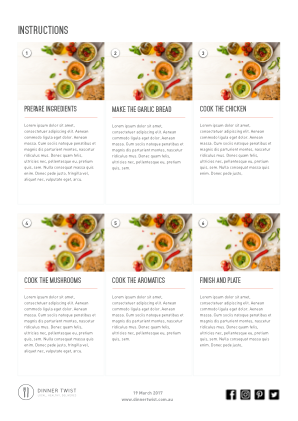Dinner Twist recipe book