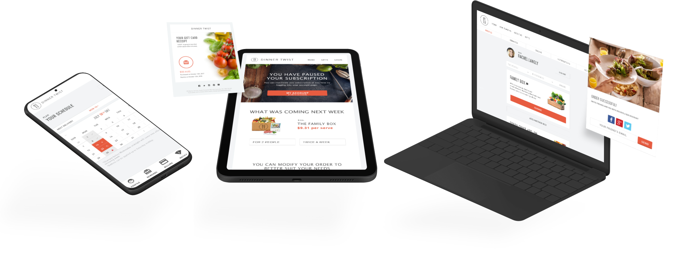 Dinner Twist customer retention