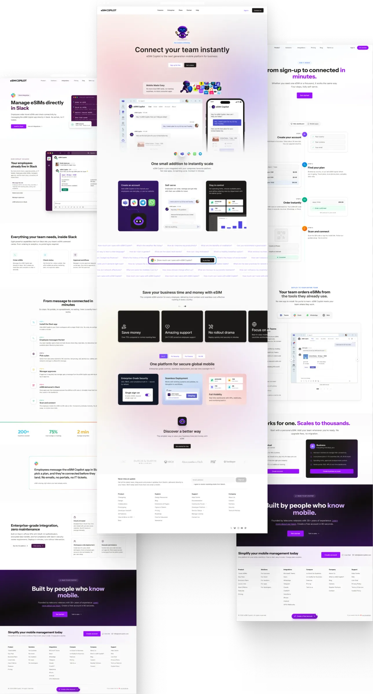 eSIM Copilot marketing website