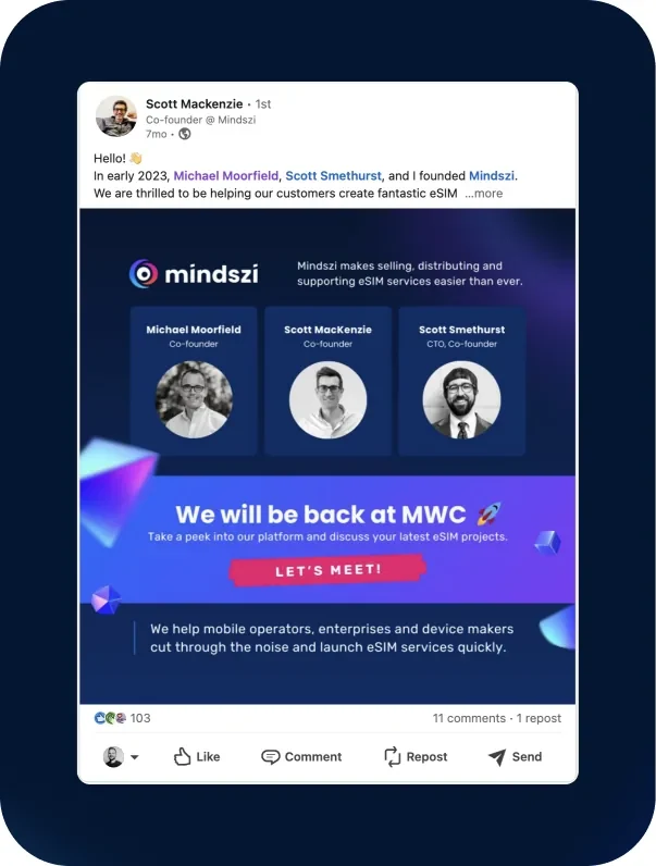 Mindszi campaign card