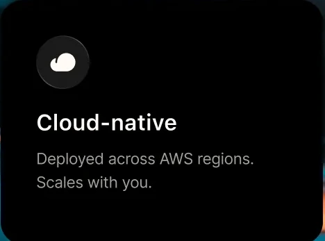 MVNO.dev capability: Cloud-native, deployed across AWS regions