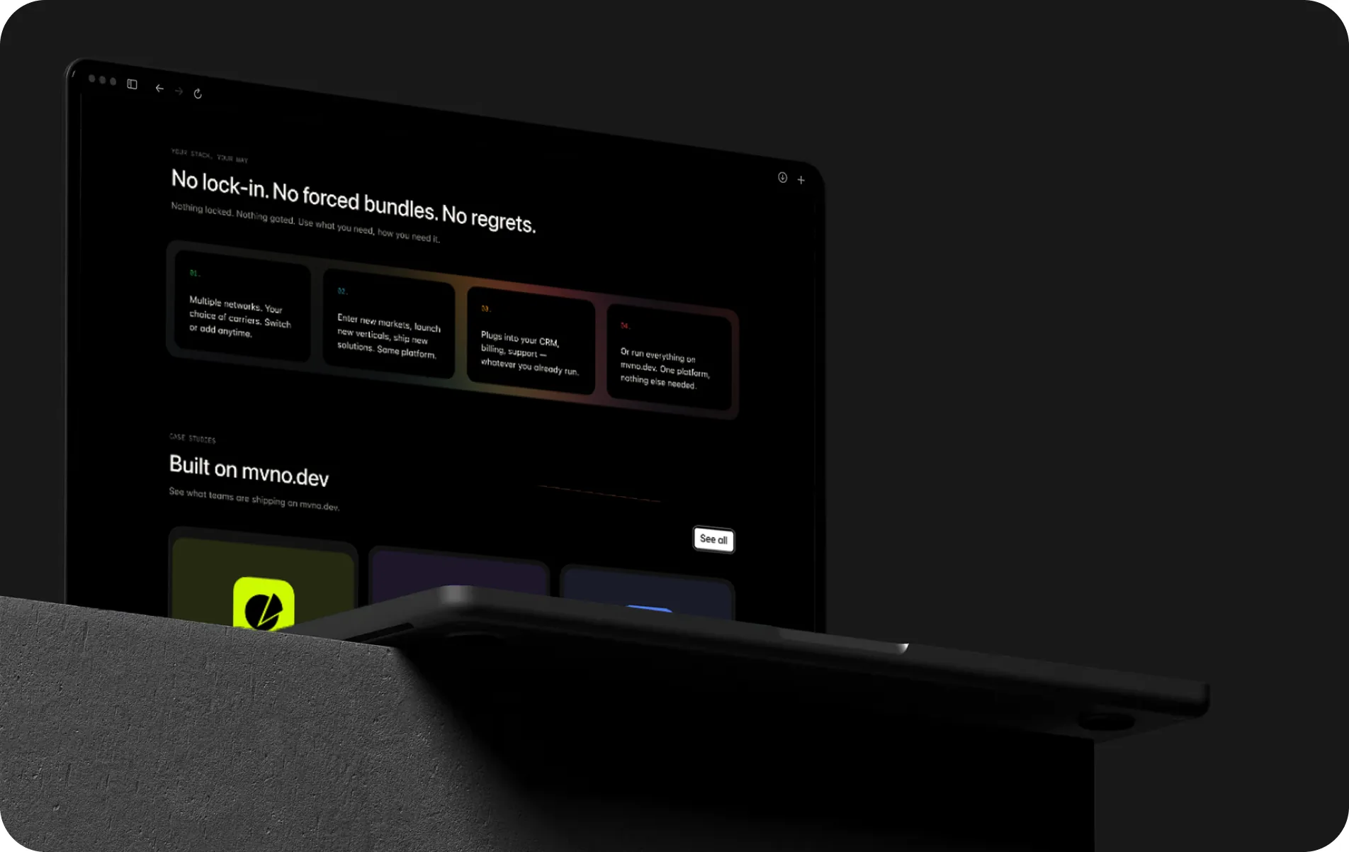 MVNO.dev onboarding and launch flow