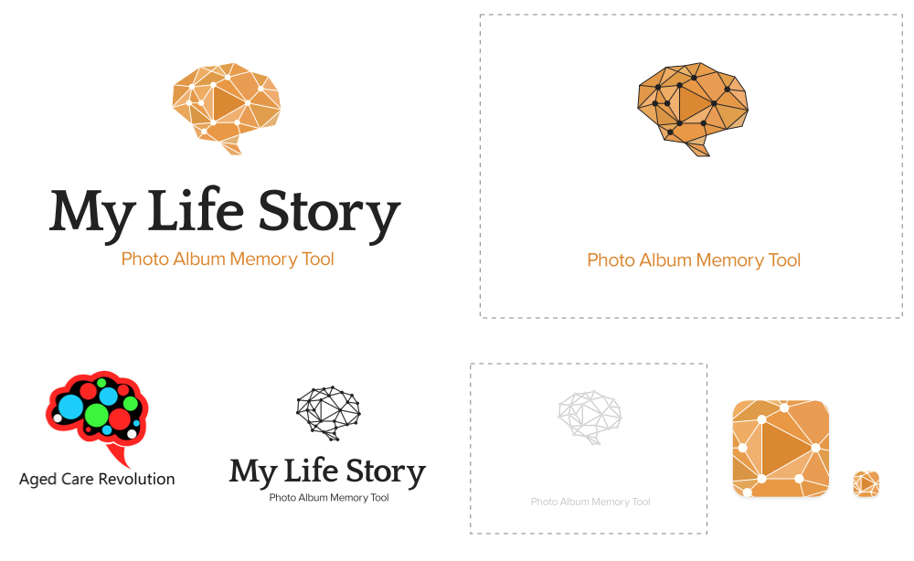 My Life Story logo comparison