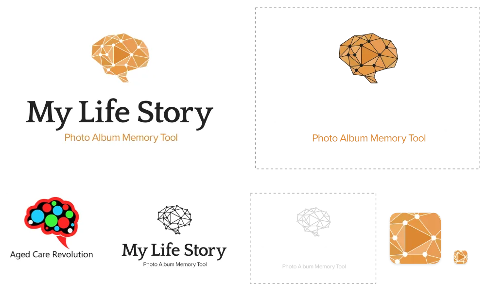 My Life Story logo comparison