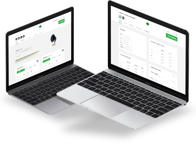 Our Online Canteen website mockup