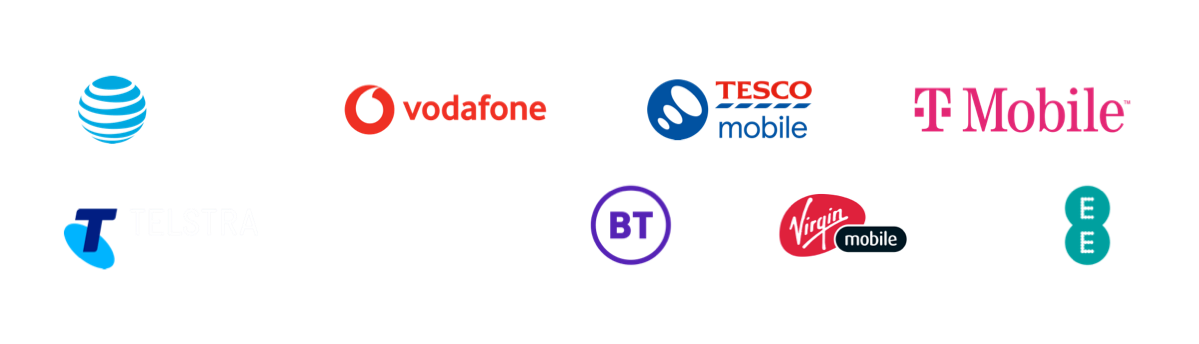 Truphone icon family on dark background